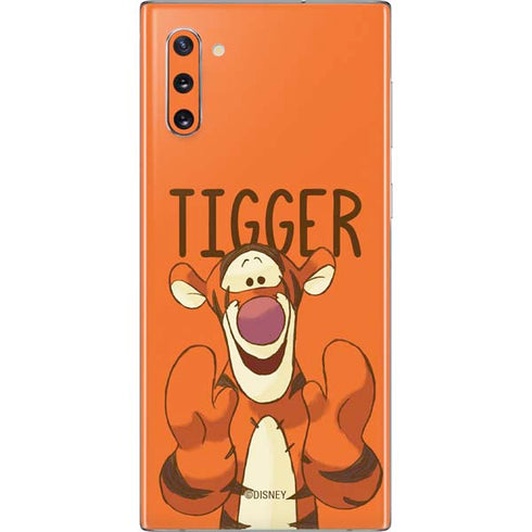 Disney Winnie the Pooh Tigget Portrait Galaxy Note 10 Skin
